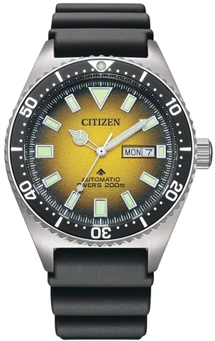 Citizen Herrklocka NY0120-01X Promaster Gul/Gummi Ø41 mm