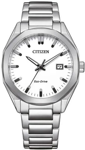 Citizen Herrklocka BM7620-83A Eco Drive Vit/Stål Ø38 mm