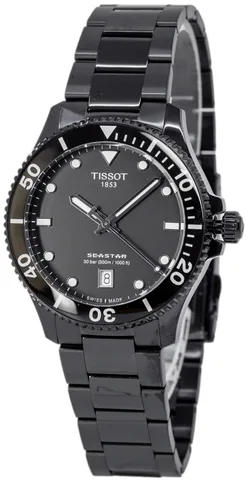 Tissot Herrklocka T120.410.33.051.00 Seastar 1000 Svart/Stål Ø40 mm