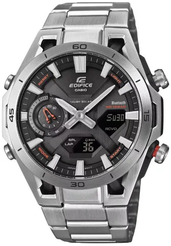 Casio Herrklocka ECB-2300D-1AEF Edifice  Svart/Stål Ø45.8 mm