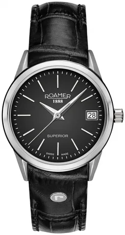 Roamer of Switzerland Damklocka 508856-41-55-05 Classic Svart/Läder